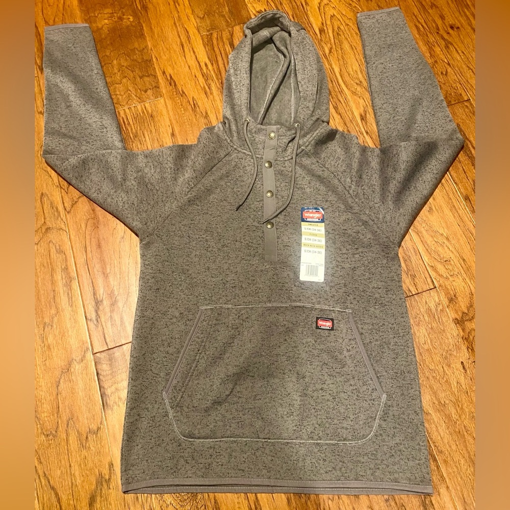 NWT‎ Wrangler Sweater Fleece Mock Neck Hoodie